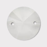 14mm Smokey Glass Rivoli – Sew-On, 2-Hole (Sold in Pairs)